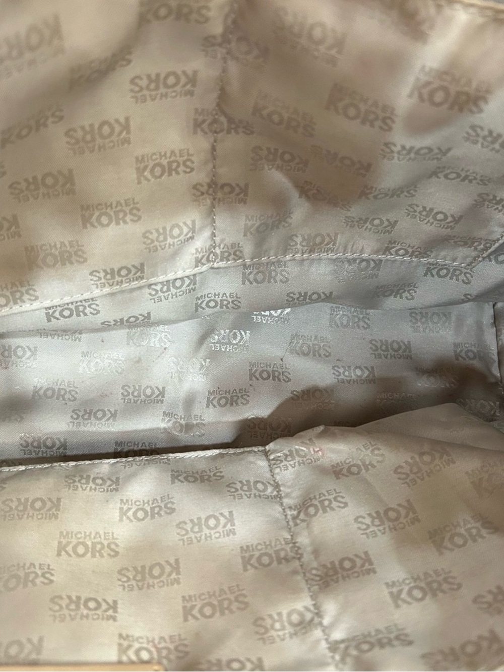 Beige Women's Tote Handbag - Picture 7 of 8